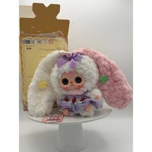 Baby Three BB3 New Open Confirmed Lily Rabbit Town V4 White & Pink Boba Eyes